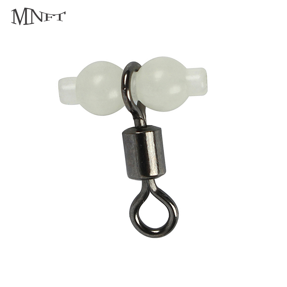 Fishing Hook Size - MNFT 100 個発光 3 ウェイ耐久性のある釣りスイベル海釣りアクセサリーローリングスイベルコネクタ海釣りフックサイズ L