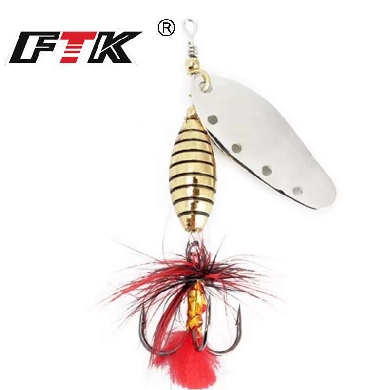 Fishing Hook Treble - FTK 6g 12g 16g メタルスピナーベイト 釣りルアー