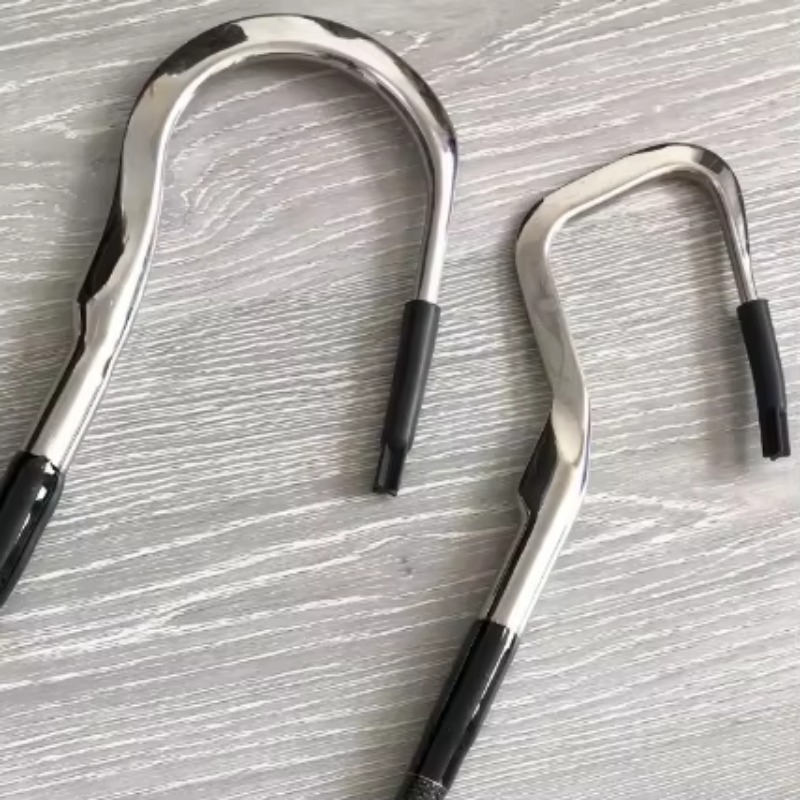 Fishing Hook Stainless Steel - 最大ドラッグ力200kg カーボンハンドル 316ステンレス鋼製ファクトリーフック ガフ 1.6m 1.8m