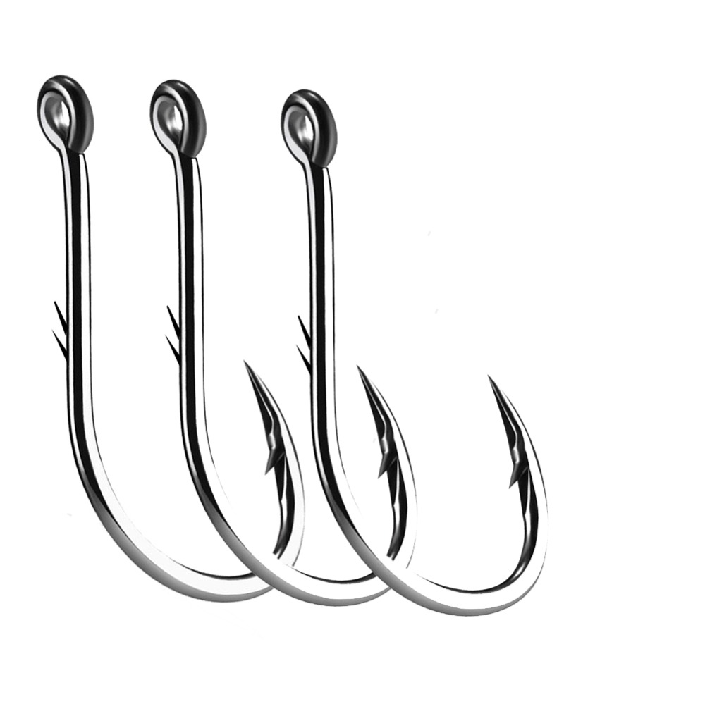 Fishing Hook Circle - 50個iseamaサークル鯉目釣りフックサイズ12 9 6 4 1 1/0