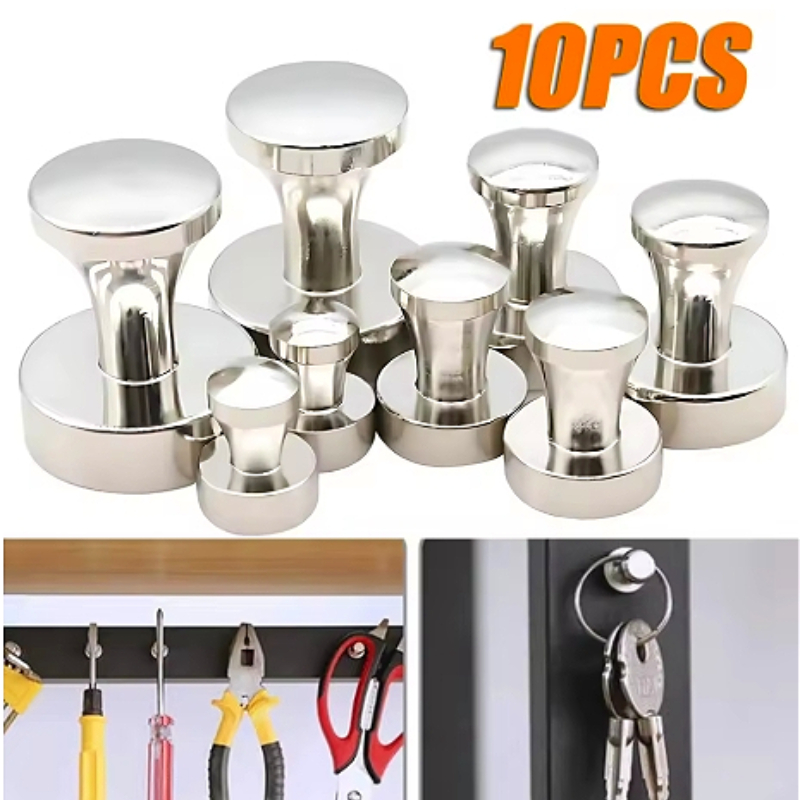 Fishing Hook Stainless Steel - 10 個のマグネット超強力釣りマグネットフックヘビーデューティマグネット皿穴付きアイボルトネオジム磁石磁気