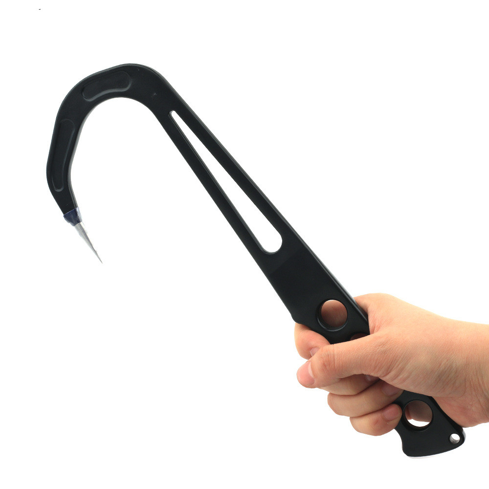 Fishing Hook Size - 海釣り用ステンレス製フィッシュグリップ,ポータブルフックアクセサリー,大型魚用ツール,30.5cm