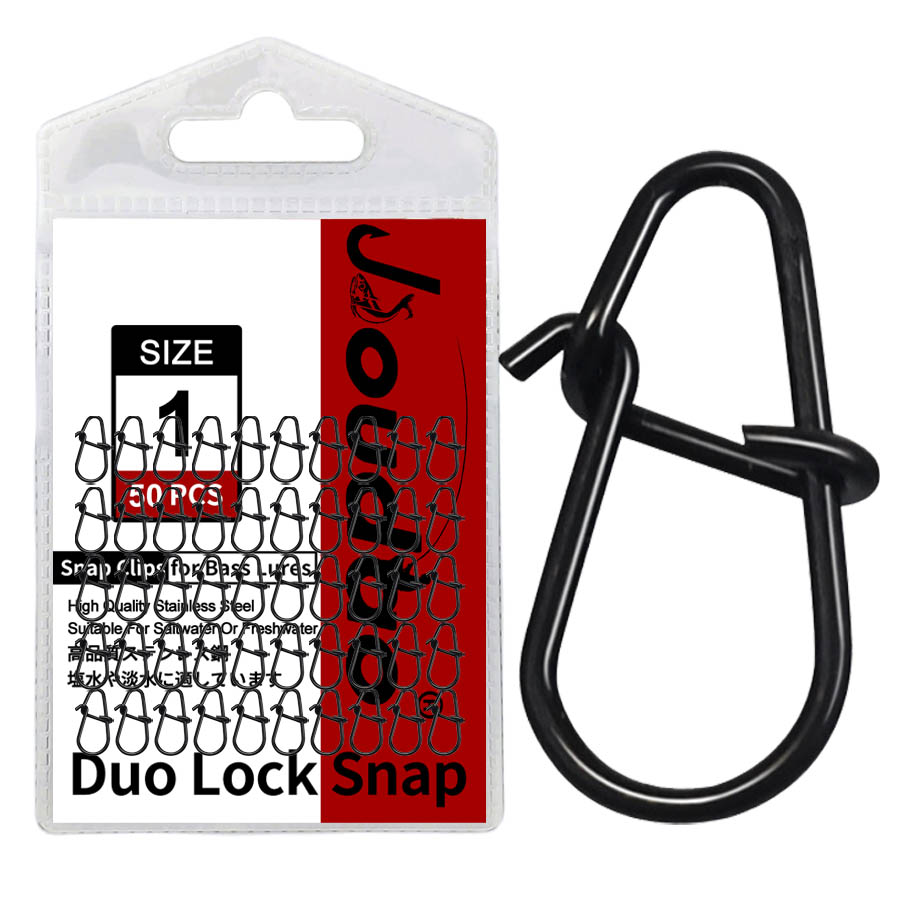 Fishing Hook Stainless Steel - 50 個クランクベイトスナップステンレス鋼デュオロックルアースナップクイックチェンジ釣りクリップ高速クリップスナップフックコネクタ