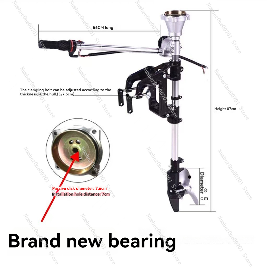 Fishing Hook - 船外機プロペラ芝刈り機改造ブラケット4ストロークインフレータブルボート釣りボートカヤックフック