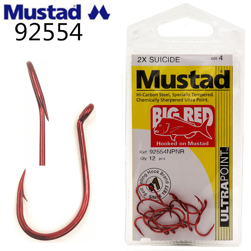 Fishing Hook Assortment - オリジナル Mustad 海釣りフック 5 パック 92554