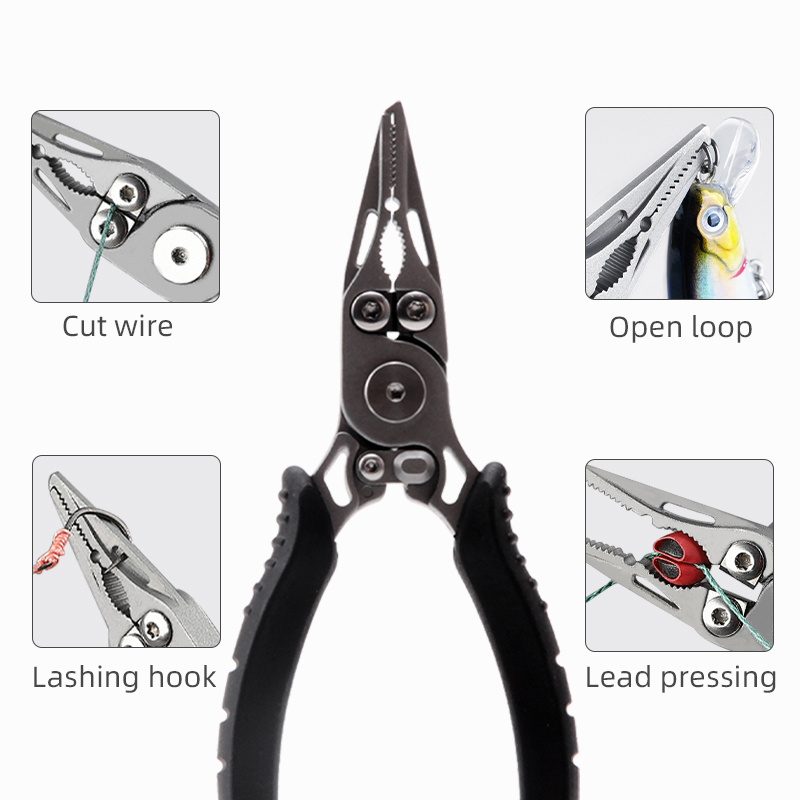 ステンレス鋼の釣りトング,鼻,長いよだれかけ,ポータブル,多 - Fishing Hook Remover のレビューと価格