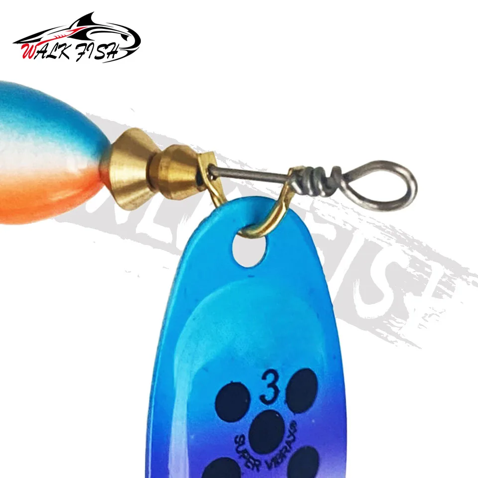 ウォークフィッシュ-高品質の金属製釣りルアー,スピナーベイト - Fishing Hook Treble のレビューと価格