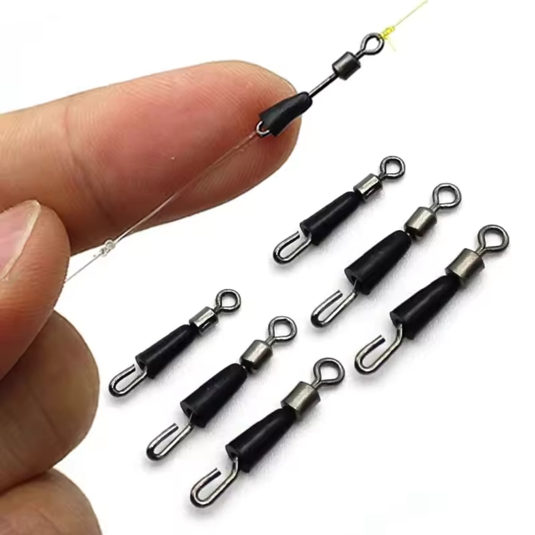 50個入り コイ釣り用クイックチェンジフィーダースイベル メ - Fishing Hook Jig のレビューと価格