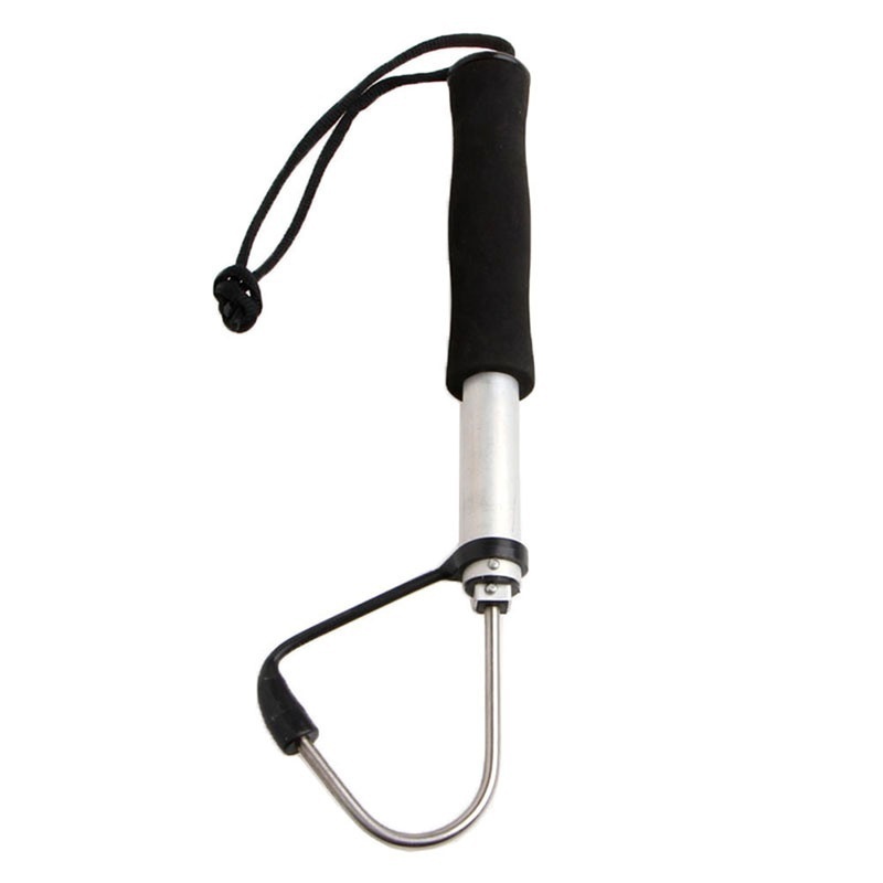 伸縮式格納式フィッシュガフステンレス製氷海釣り槍フックタック - Fishing Hook Stainless Steel のレビューと価格