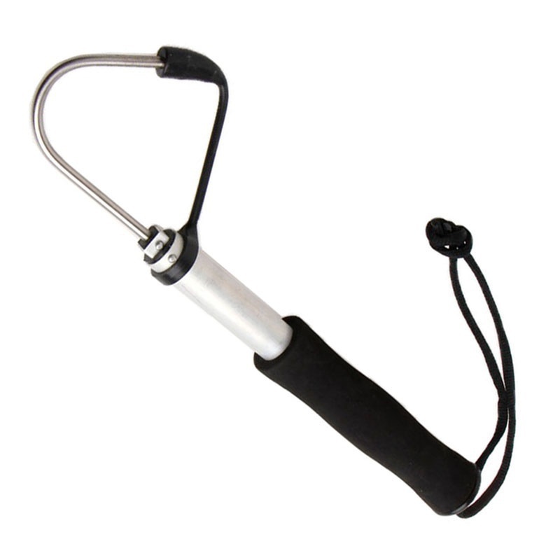 伸縮式格納式フィッシュガフステンレス製氷海釣り槍フックタック - Fishing Hook Stainless Steel のレビューと価格