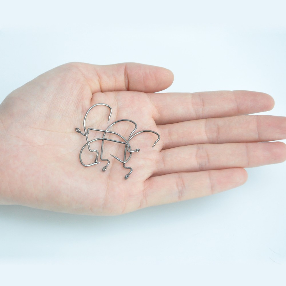 20 ピース/ロットワイドギャップテキサス釣りフックオフセッ - Fishing Hook Offset のレビューと価格