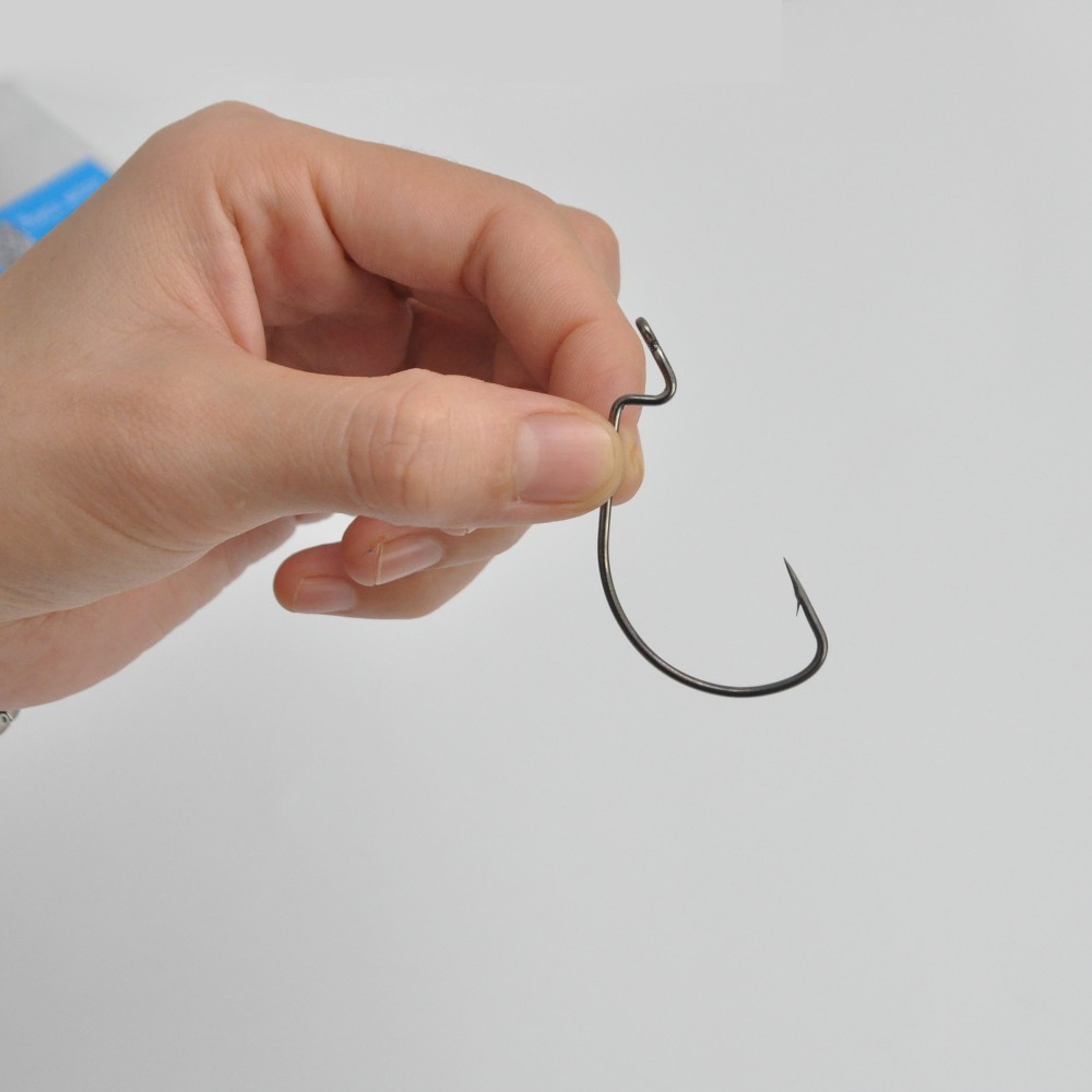 20 ピース/ロットワイドギャップテキサス釣りフックオフセッ - Fishing Hook Offset のレビューと価格