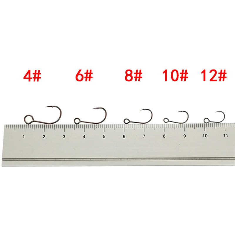 アウトキット-釣り用スペアフック,12個,シングルフィッシュ - Fishing Hook Barbless のレビューと価格
