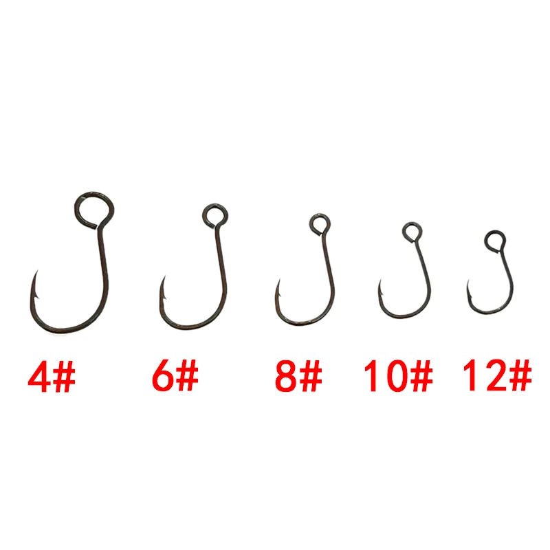 アウトキット-釣り用スペアフック,12個,シングルフィッシュ - Fishing Hook Barbless のレビューと価格