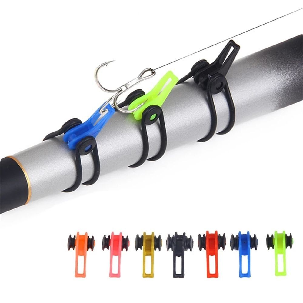 耐久性のあるプラスチックゴム製釣り針安全保管10色ジグフック - Fishing Hook Jig のレビューと価格