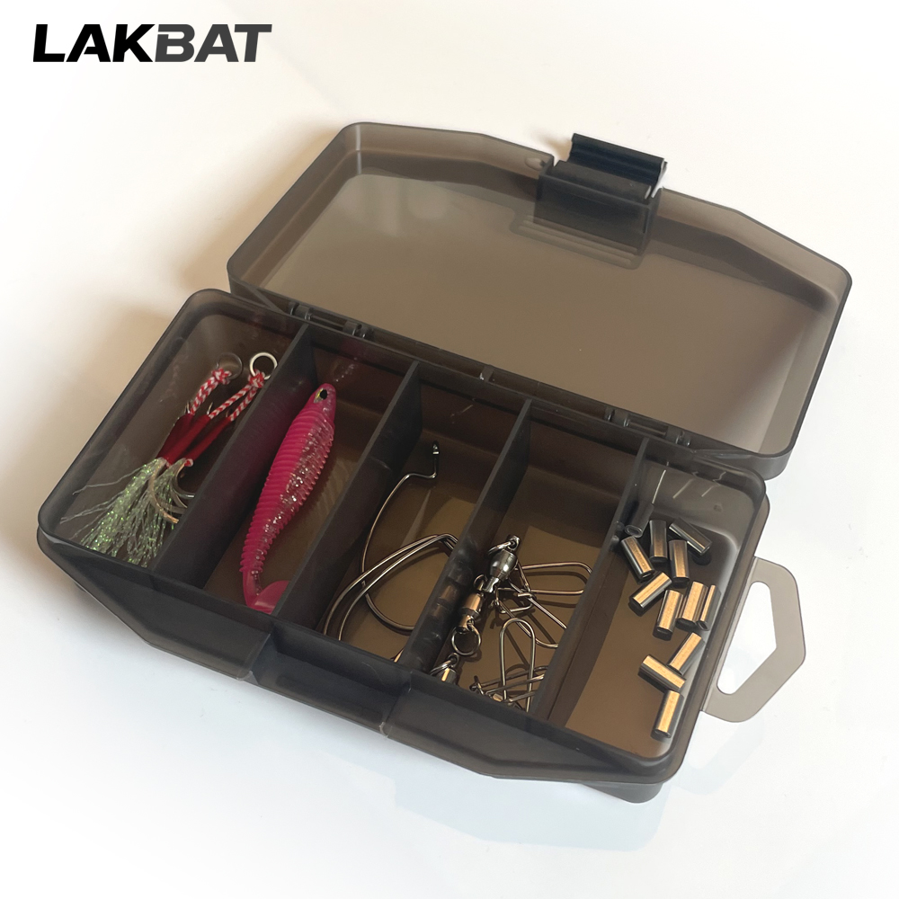 LAKBAT 5コンパートメントポータブル大容量釣具収納ボッ - Fishing Hook Size のレビューと価格