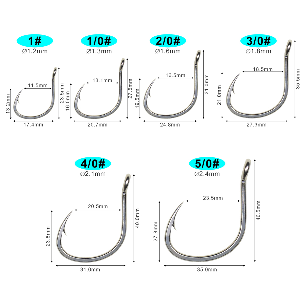 Icerio-耐食性のコーティングベイト,10個,防錆,フィ - Fishing Hook Barbless のレビューと価格