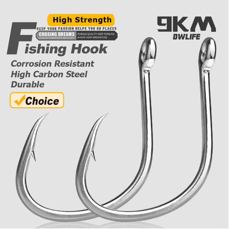 9 キロ釣りフック海水生き餌フック 25 〜 100 個サー - Fishing Hook Circle のレビューと価格