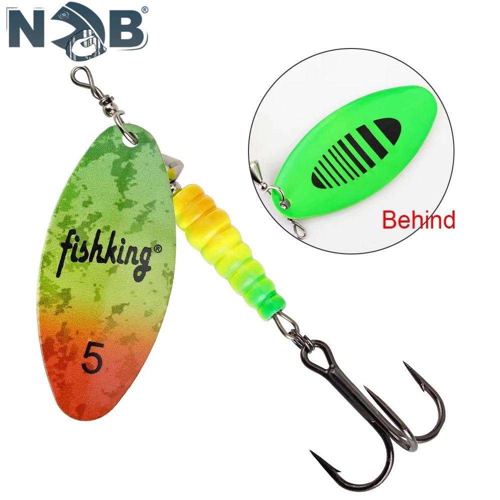 NGBスピナーベイトフィッシングルアースプーン5.5g 7g - Fishing Hook Treble のレビューと価格