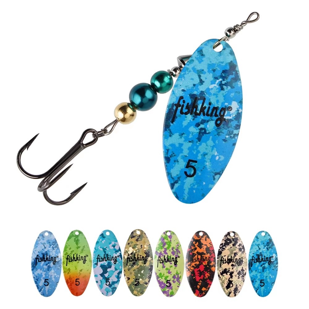 NGBスピナーベイトフィッシングルアースプーン5.5g 7g - Fishing Hook Treble のレビューと価格
