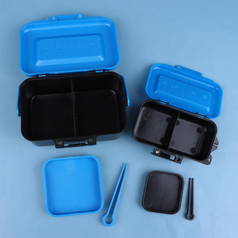 ポータブル釣り用ルアーボックスケース、活餌、フック、ミミズ用 - Fishing Hook Box のレビューと価格