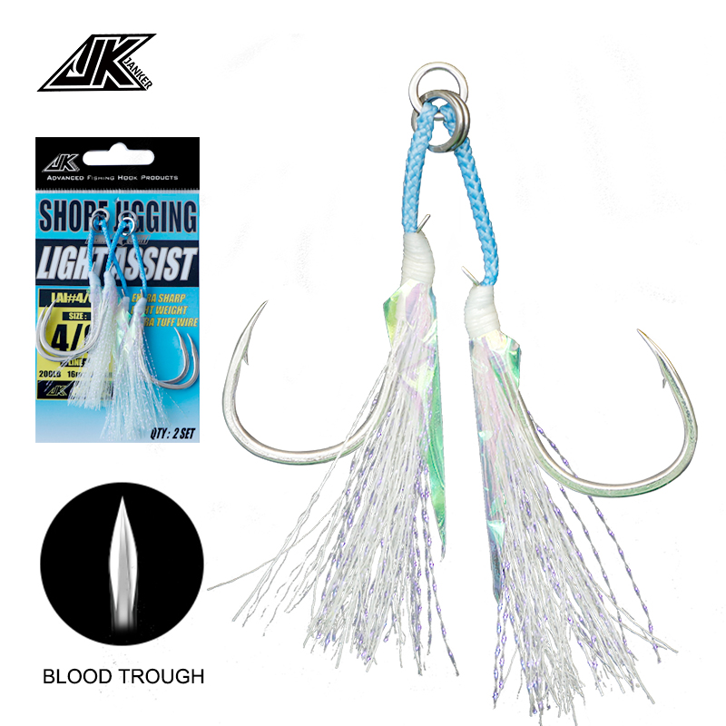 Jk LAI-L-ショアジギング用の軽量フック,「t」溝付き - Fishing Hook Assortment のレビューと価格