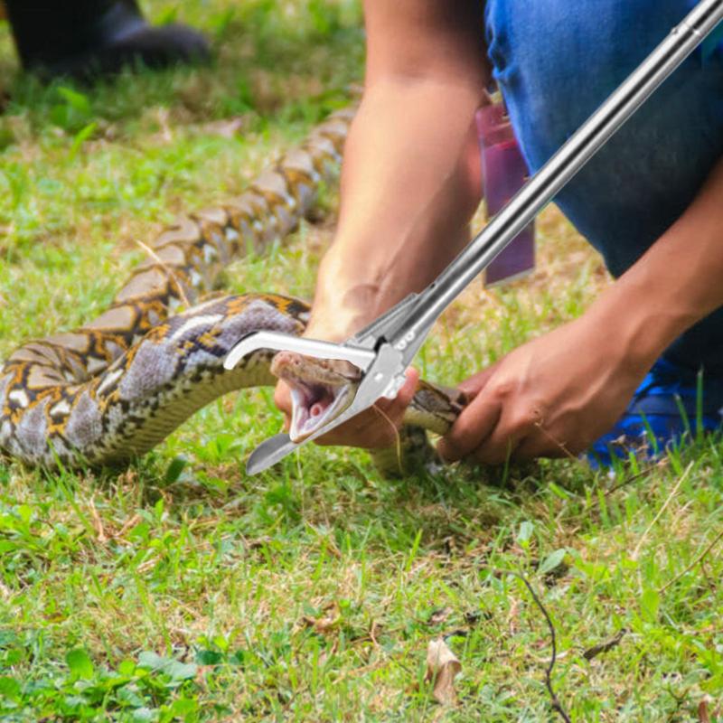 爬虫類グラバー用の折りたたみ式スネークスティック、キャンプや - Fishing Hook Stainless Steel のレビューと価格