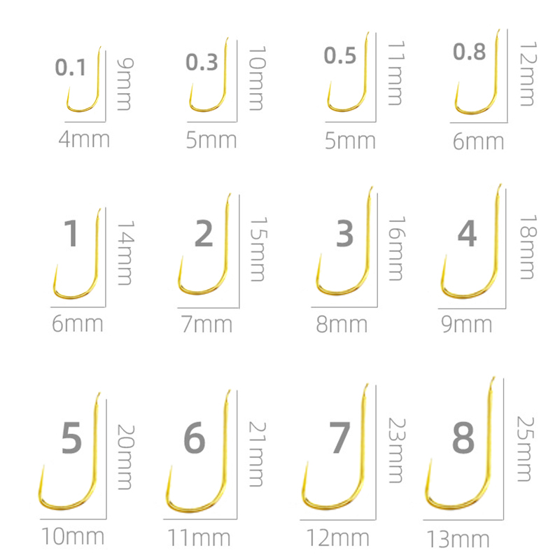 100個入り シンカント バーブレス マルチタイプ マルチサ - Fishing Hook Size のレビューと価格