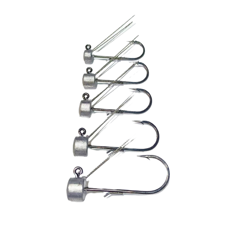 10 個 * 釣りキノコ形状ネッドリグリードヘッドウィードレ - Fishing Hook Weedless のレビューと価格