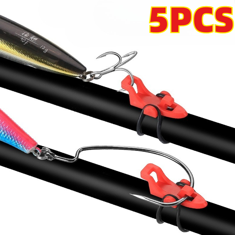 5 個釣り竿ポールフックキーパールアーベイトホルダールアーア - Fishing Hook Jig のレビューと価格