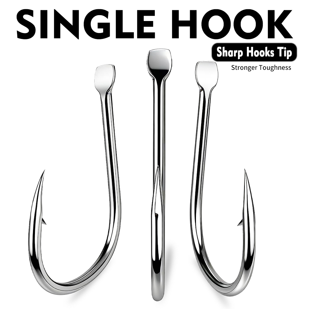 プロベロス 20個入り/箱 高炭素鋼 曲がったバーブ付き釣り - Fishing Hook Circle のレビューと価格
