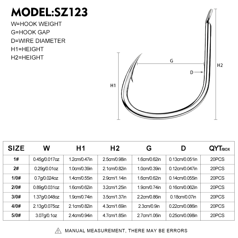 プロベロス 20個入り/箱 高炭素鋼 曲がったバーブ付き釣り - Fishing Hook Circle のレビューと価格