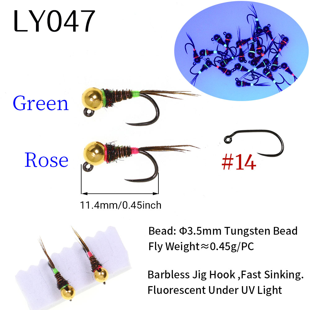 6個入り ファーストシンキング ペルディゴン ユーロニンフ  - Fishing Hook Barbless のレビューと価格