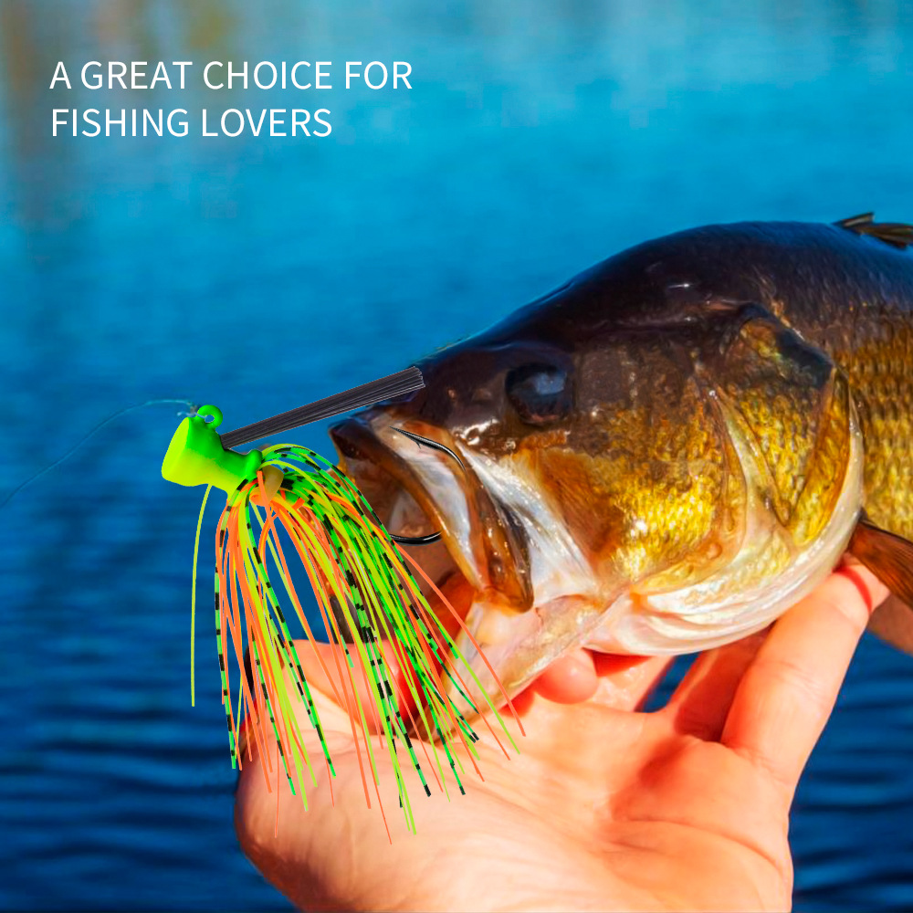 7G 10G 14G ジグフックフィッシングルアー チャター - Fishing Hook Weedless のレビューと価格