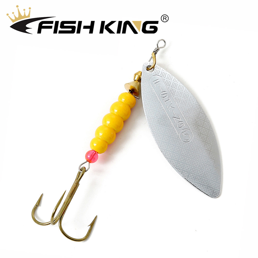 Fish king 1個金属釣りルアー3.8グラム6.3グラ - Fishing Hook Treble のレビューと価格