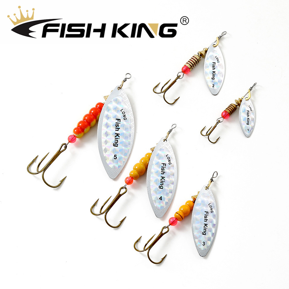 Fish king 1個金属釣りルアー3.8グラム6.3グラ - Fishing Hook Treble のレビューと価格